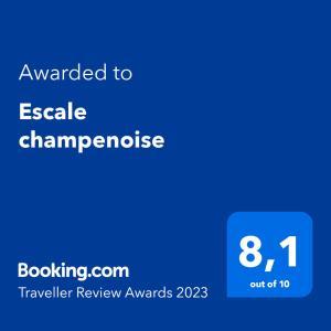 Escale champenoise
