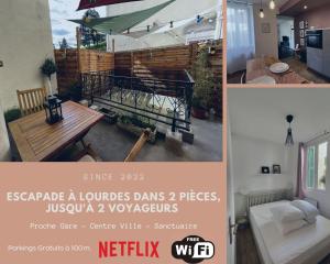 Escapade à Lourdes dans beau T2 avec terrasse - Proche Gare et Centre ville