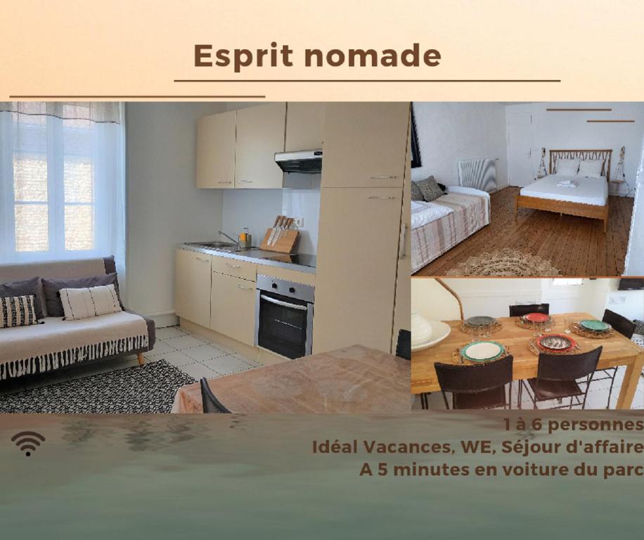 Appartement Esprit nomade à 5 minutes du Futuroscope 36 Grand Rue 86130 Jaunay-Clan