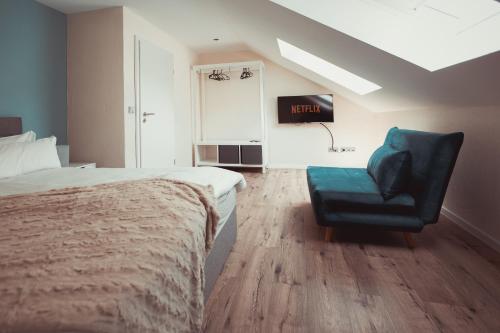 Exklusive Ferienwohnung mit TOP Ausstattung, 82 qm2 Dachterrasse,E-Ladestation