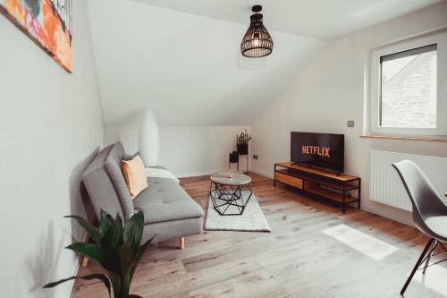 Exklusive Ferienwohnung mit TOP Ausstattung, 82 qm2 Dachterrasse,E-Ladestation