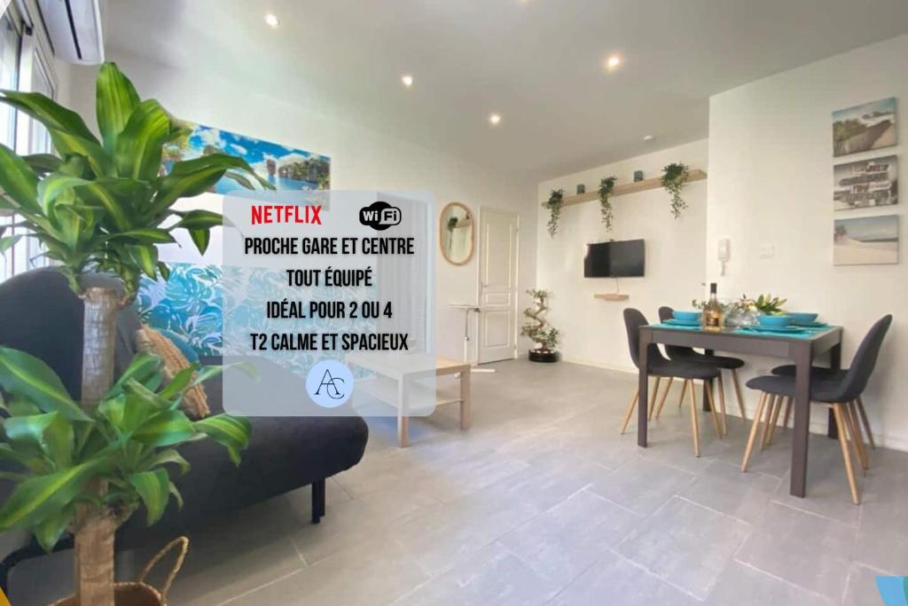 Appartement Exotic Chic & Calm - Lumineux - Clim/WiFi/Netflix 1er étage 58a Rue Albe 13004 Marseille