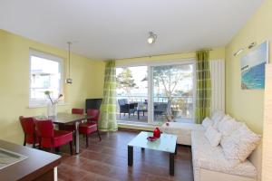 F-1072 Haus am Strand FeWo 05 strandnah, Dachterrasse, Meerblick