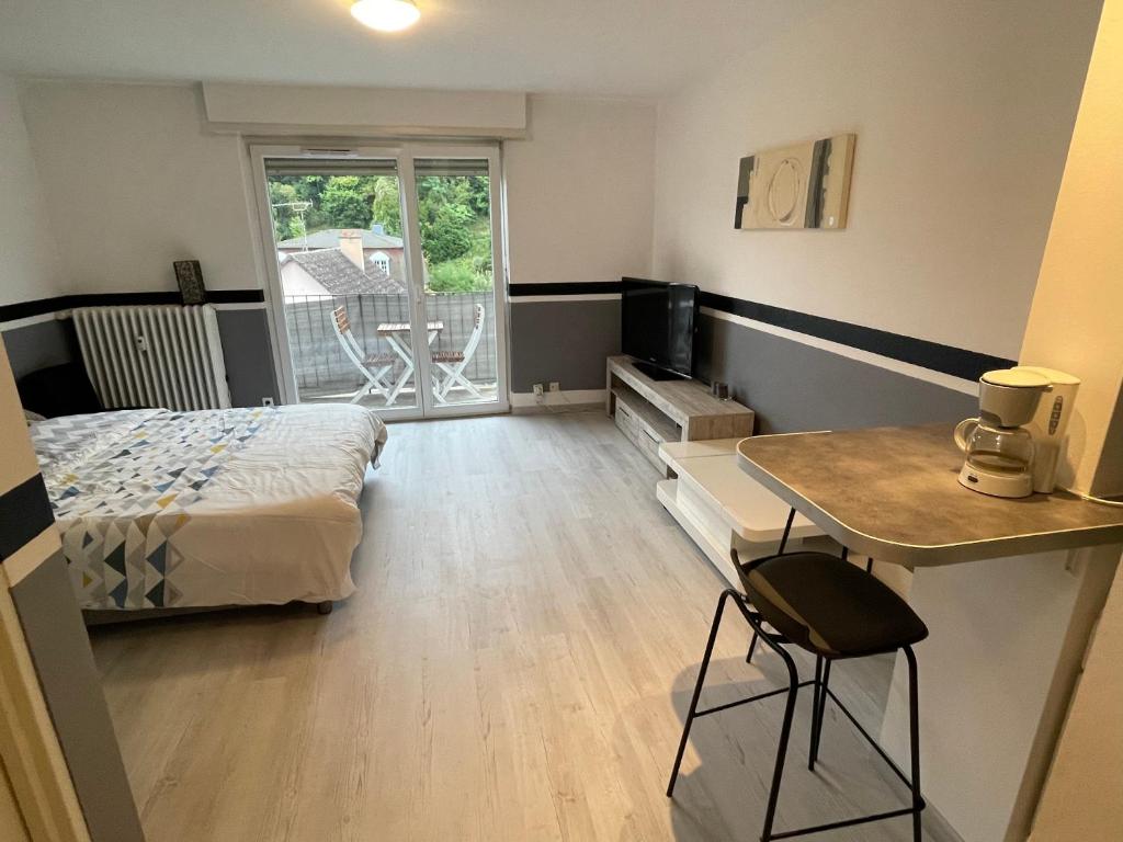 Appartement F1 Terrasse Hydromassage LED, Colmar à 5min, calme Rue du vignoble 68920 Wintzenheim