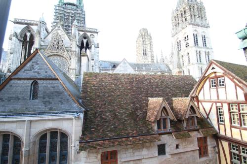 F2 de charme au cœur de Rouen, vu unique sur la cathédrale