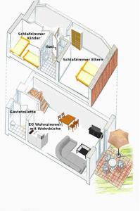 Appartement Ferienhaus Bayern am Ferienpark Westerncity Ruberting 8-12 94535 Eging am See Bavière
