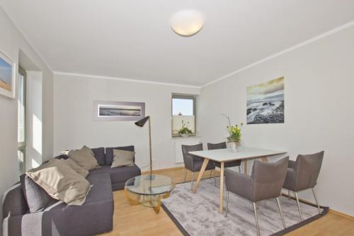 Ferienhaus Distelfink FeWo 01 Balkon, Meerblick