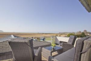 Ferienhaus Distelfink FeWo 01 Balkon, Meerblick