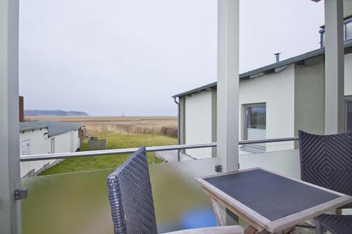 Ferienhaus Distelfink FeWo 02 Balkon, Meerblick