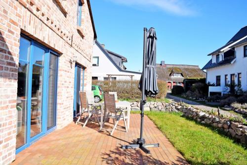 Ferienhaus zum Boddenstrand mit Ka