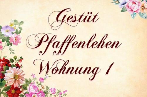 Ferienwohnung 1 Gestüt Pfaffenlehen