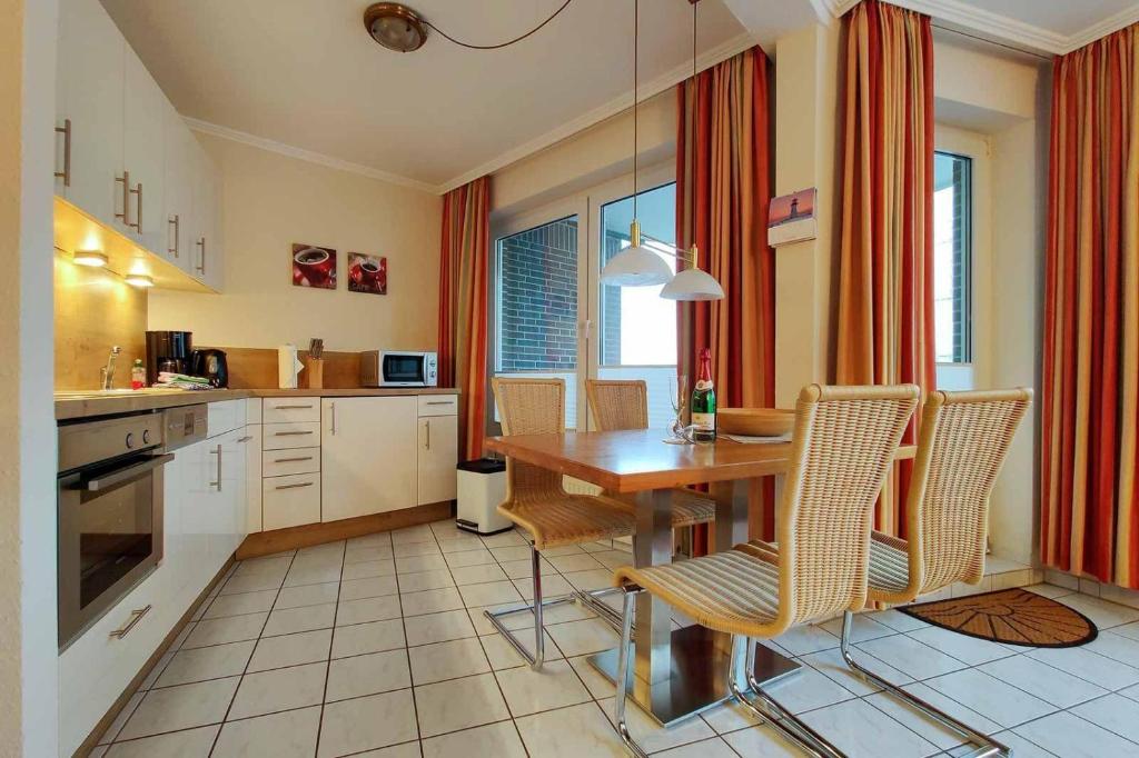 Appartement Ferienwohnung-16-mit-Meerblick-Residenz-Meeresbrandung-Duhnen Duhner Strandstraße 31-33 27476 Cuxhaven