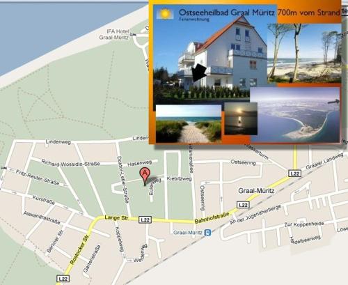 Ferienwohnung 700m vom Strand