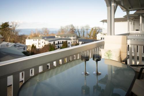 Ferienwohnung „Abendrot“ mit Meerblick