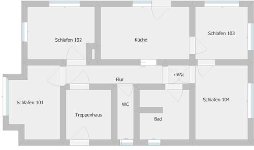 Ferienwohnung am Bodensee- zentrale Lage, free parking and wifi, 109 m2, privater Garten, 7 Gäste, 2x Kingsize Boxspringbett, familienfreundlich