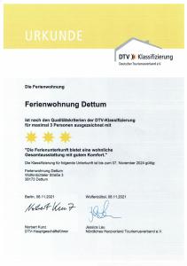 Ferienwohnung Apartment Dettum mit eigenem Bad, Kochnische und Wintergarten