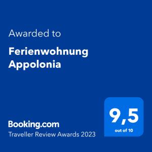 Ferienwohnung Appolonia