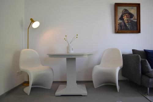 Ferienwohnung Backfisch, 500m zum Strand, Terrasse mit Garten