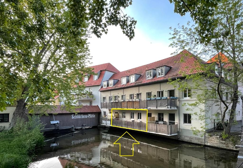 Appartement Ferienwohnung Blickfang - Modernes Apartment direkt in der Altstadt von Erfurt mit Balkon - beste Lage und Aussicht 4 Hütergasse 99084 Erfurt