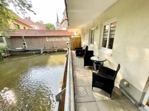 Ferienwohnung Blickfang - Modernes Apartment direkt in der Altstadt von Erfurt mit Balkon - beste Lage und Aussicht