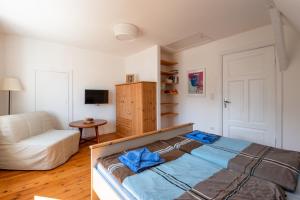 Ferienwohnung BROMBEERE mit großem Garten und Balkon