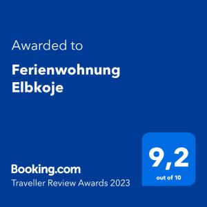 Ferienwohnung Elbkoje