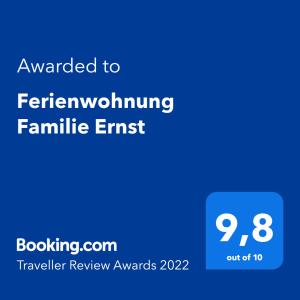 Appartement Ferienwohnung Familie Ernst Am Schwanweg 6 OT Wildetaube (Dachgeschoss) 07957 Langenwetzendorf Thuringe