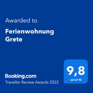 Ferienwohnung Grete