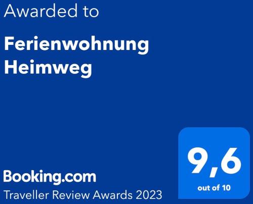 Ferienwohnung Heimweg