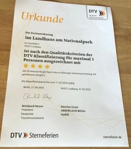 Ferienwohnung im Landhaus am Nationalpark