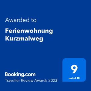Ferienwohnung Kurzmalweg