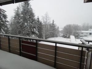 Ferienwohnung mit extra Schlafzimmer und Blick in den Bayrischen Wald oberhalb von Sankt Engelmar