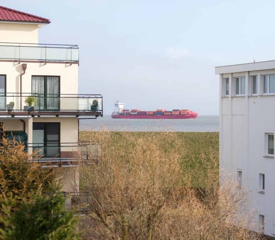 Appartement Ferienwohnung mit Meerblick Grimmershörnbucht Höpckestr. 1 27472 Cuxhaven