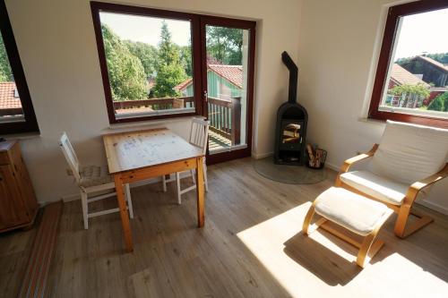 Ferienwohnung mit Seeblick und Strand
