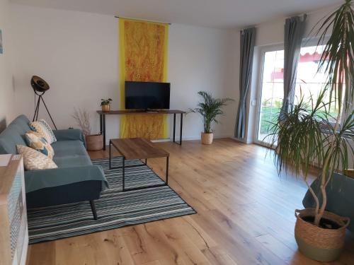 Ferienwohnung mit Terrasse am Rosengarten