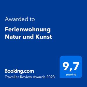 Ferienwohnung Natur und Kunst