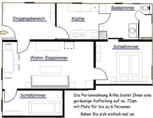 Appartement Ferienwohnung Ritha Kippesweg 4 97657 Sandberg Bavière