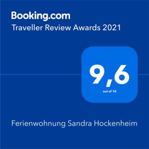 Ferienwohnung Sandra Hockenheim