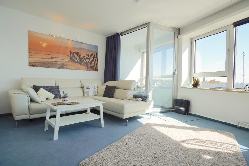 Appartement Ferienwohnung Schleiloge mit Panoramablick auf die Schlei Wikingeck 5 24837 Schleswig