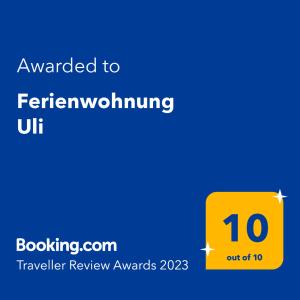 Ferienwohnung Uli
