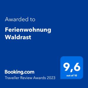 Ferienwohnung Waldrast
