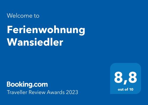 Ferienwohnung Wansiedler