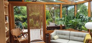 Ferienwohnung Wybo mit Garten