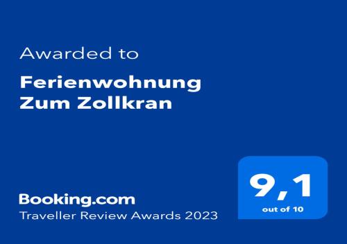 Ferienwohnung Zum Zollkran