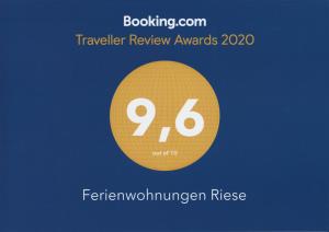 Ferienwohnungen Riese - Weitblick