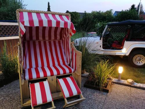 FeWo Dünengras mit Terrasse und Strandkorb