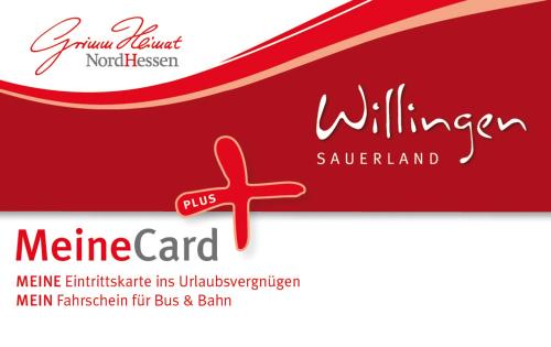 Fewo Sauerlandglück mit MeineCardPlus
