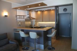 Flat with panoramic view of the Gulf of Ajaccio.