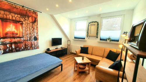 FRANKES CITY SLEEP Maisonette Apartment mit Weitblick, 6 Einzelbetten