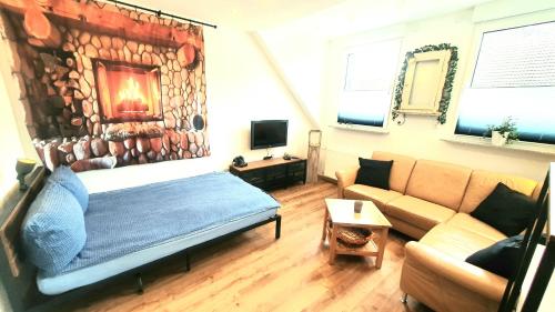 FRANKES CITY SLEEP Maisonette Apartment mit Weitblick, 6 Einzelbetten